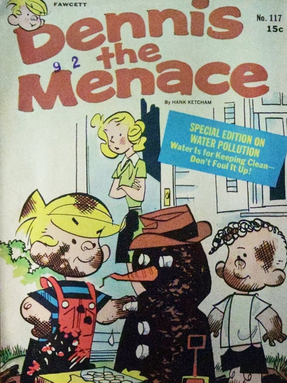 Vintage Copy of Dennis the Menace #117 Published in 1971
